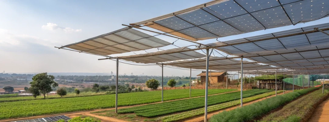 Best Crops Under Solar Shade for Bangalore Peri-Urban Farms